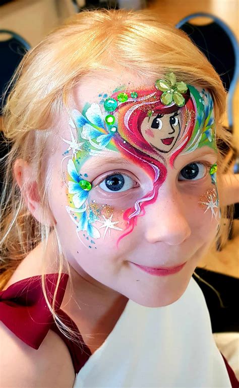 Pretty mermaid face paint | Sara's Parlour Face Painting *Award winning ...