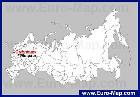 Карты Смоленска | Подробная карта города Смоленск с улицами, домами и ...