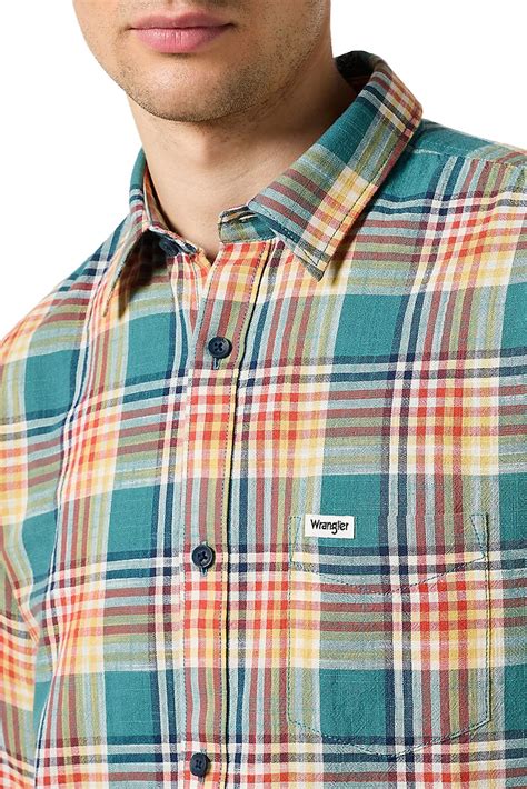 Мужская рубашка Wrangler Western Shirt | PlanetJeans.ru