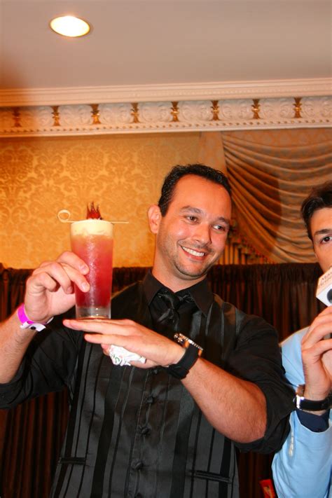 Mixologist Emilio Tiburcio shares his cocktail with the TOTC judges