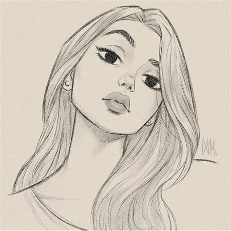 Art Drawings Sketches Pencil, Girly Drawings, Art Drawings Simple, Cool ...