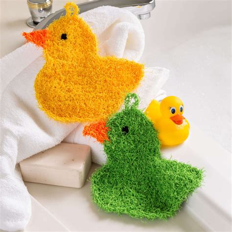Red Heart Rubber Duckie Scrubby | Yarnspirations
