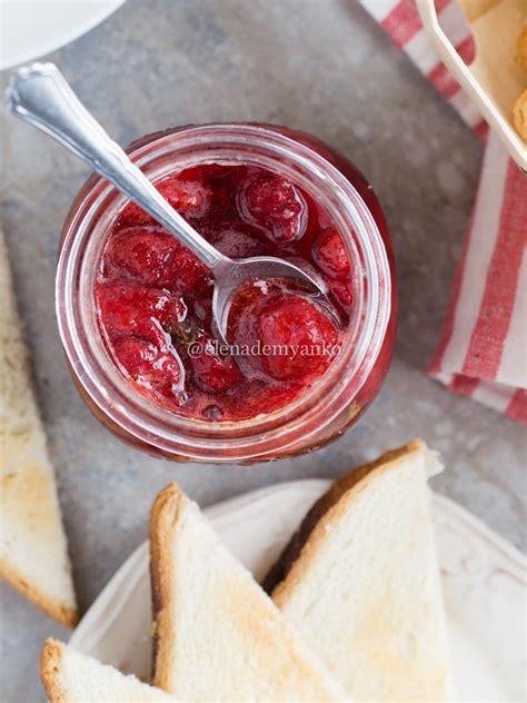 Elena Demyanko: Клубничный конфитюр с базиликом / Strawberry and Basil ...