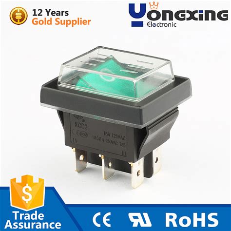 T85 1e4 Lamp 250vac 16a T100/55 Or 125vac 16a T85/55 Rocker Switch ...