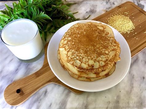 Пшенные блины без глютена | Recipe | Gluten free pancakes recipes ...