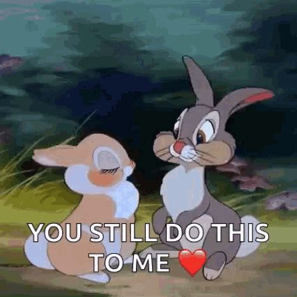 Bunny Love GIF - Bunny Love Kiss - Discover & Share GIFs
