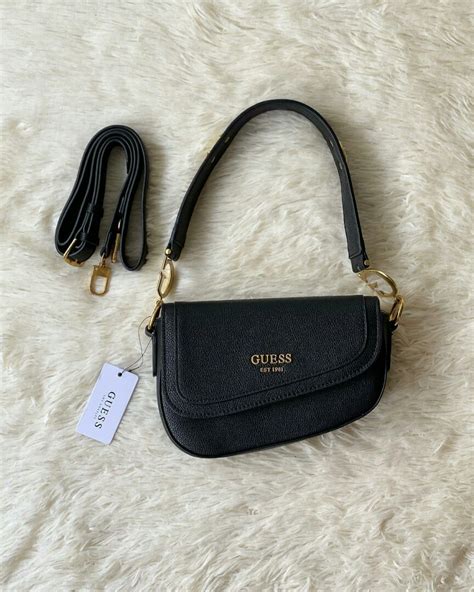 Guess G Dream Flap Shoulder Bag in Black on Carousell