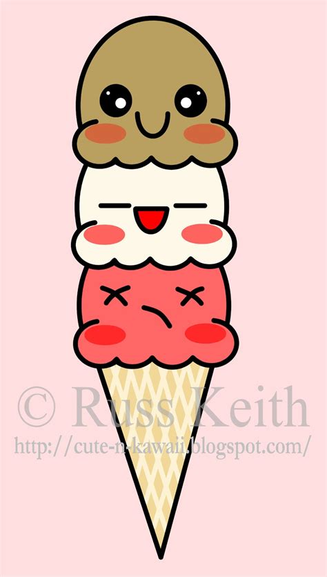 Cute N Kawaii: How To Draw A Kawaii Ice Cream