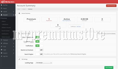 filefactory premium account  feb