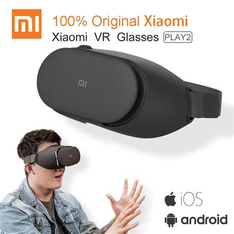Xiaomi VR Play 2 Virtual Reality 3D Glasses Headset Xiaomi Mi VR Play2 ...