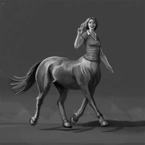 Draw this again: Modern Centaur girl by liminalbean on DeviantArt