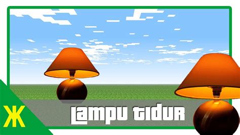 Minecraft Tutorial - Membuat Lampu Tidur - YouTube