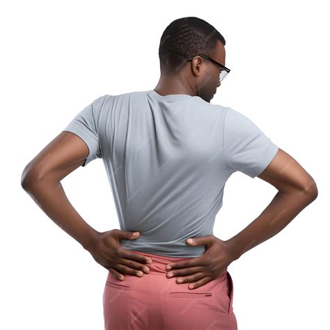 Premium Photo | Persistent Back Pain Struggling with Discomfort