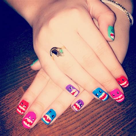 Domo #Nails by #Tiff | Nails, Nail art tutorial, How to do nails