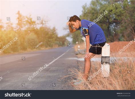 tired runner stock photo  shutterstock