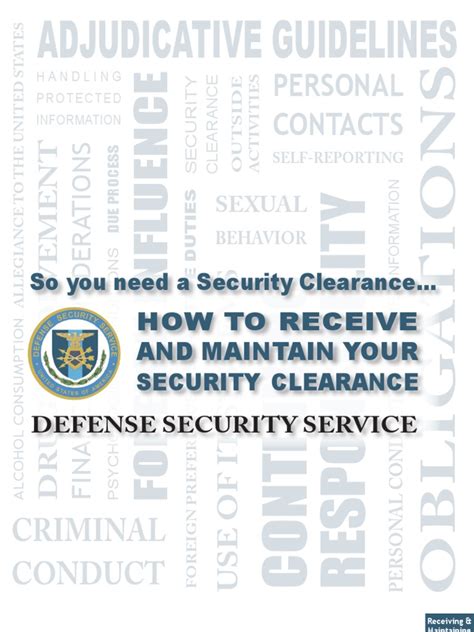 security clearance security clearance classified information