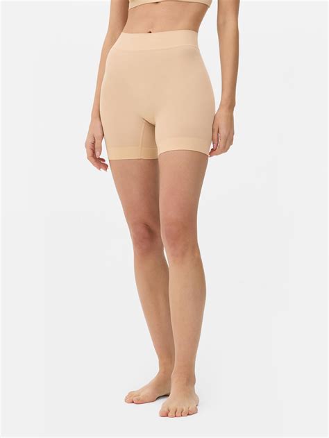 Women's Taupe Seamless Anti-Chafe Shorts | Primark