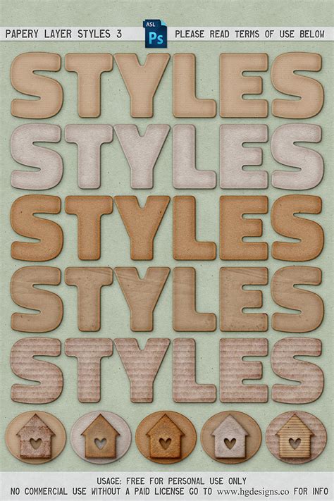 Free Download: Photoshop Layer Styles Set – HG Designs