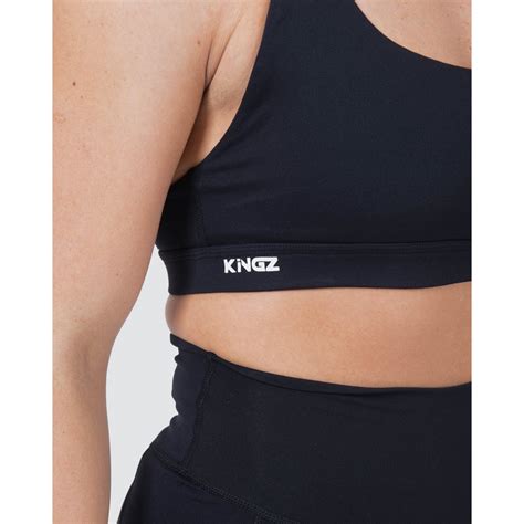 Спортивный топик Kingz Kore Женский Черный купить в интернет-магазине ...