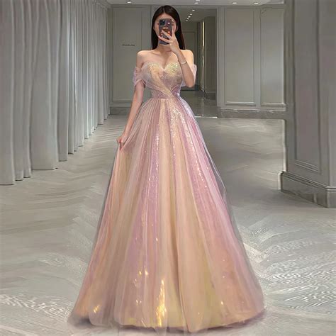 Женское длинное вечернее платье бандо, с открытой спиной | AliExpress