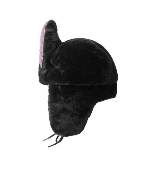 Ushanka Hat Black Cat - THEOUTSIDESIDE