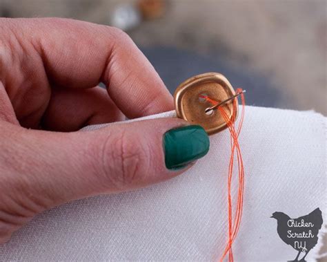 How to Sew on a Button | Sewing a button, Sewing basics, Sewing hacks
