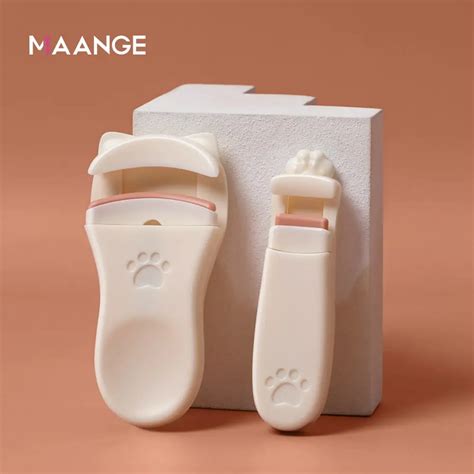 2 шт., щипцы для завивки ресниц с кошачьими крапанами | AliExpress
