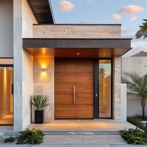 modern front door creates  good impression artofit