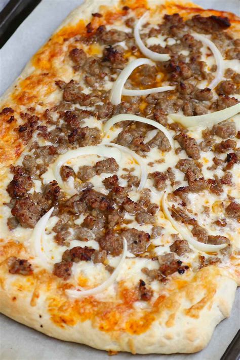 BEST School Pizza (Rectangle Lunch Pizza Recipe)