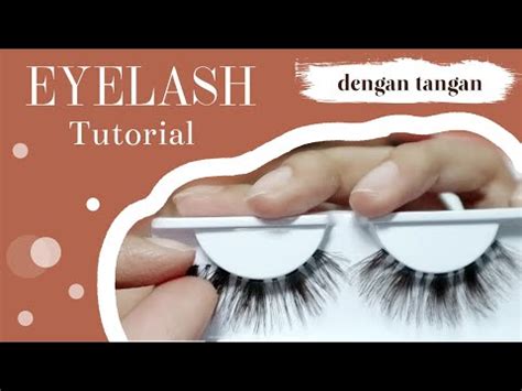 pakai bulu mata palsu  pemula  tangan youtube