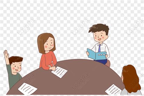 owners committee reading sitting paper people people talking png
