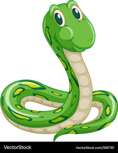 Cartoon snake Royalty Free Vector Image - VectorStock