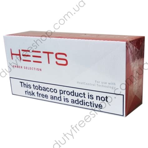 В наличии табачные стики Heets Amber Selection. Производитель ...