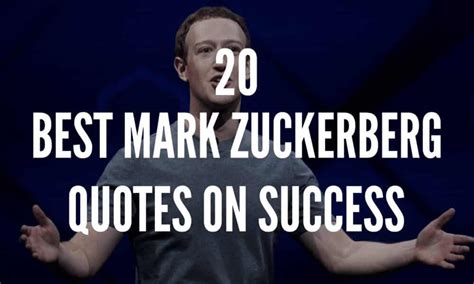 mark zuckerberg quotes  success