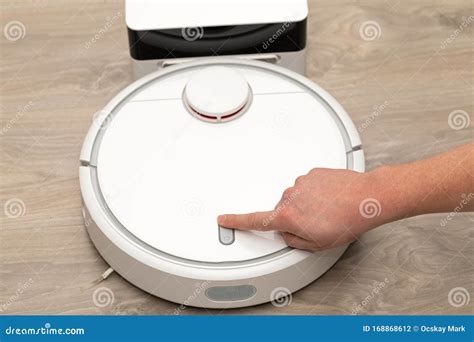 Automatic robot hoover stock photo. Image of machine - 168868612