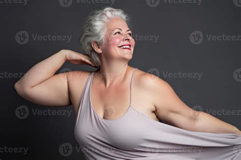 hermosa maduro mujer estudio generar ai  foto de stock en vecteezy