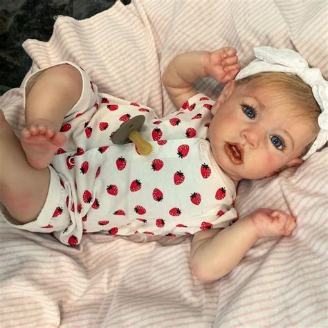 Goedkope 22'' Mia Reborn Baby Doll Silicone Reborn Doll Realistic ...