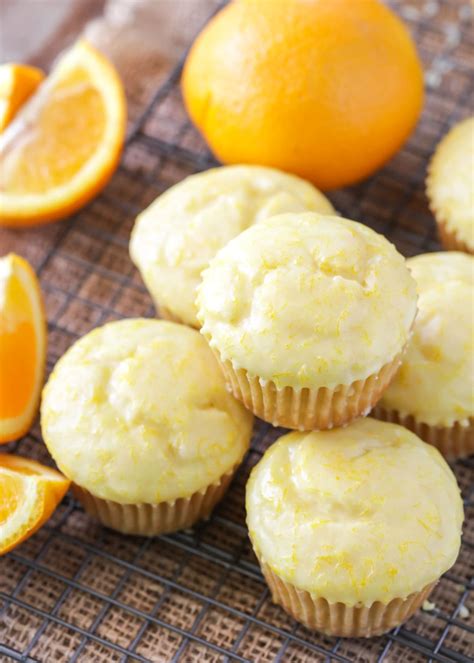 Orange Muffins {With an Orange Glaze!} | Lil' Luna