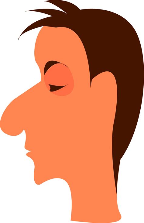 side portrait   boy vector  color illustration  vector art