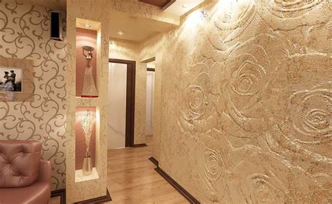 Декоративная штукатурка для внутренней отделки в коридоре (83 фото ...