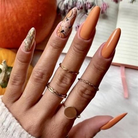 40 Adorable Pumpkin Nail Art Designs to Try This Fall - Your Classy Look