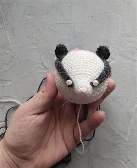 Crochet Badger PATTERN How to crochet Amigurmi Badgers | Etsy