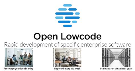 rapid development  specific enterprise software open lowcode