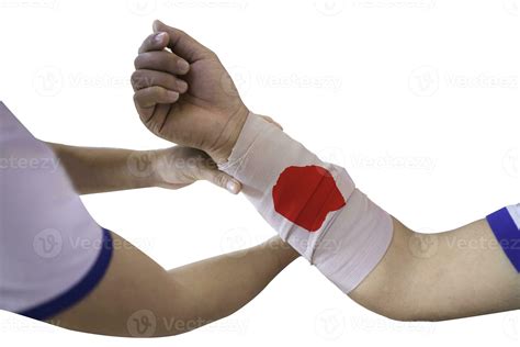 Bleeding Arm First Aid