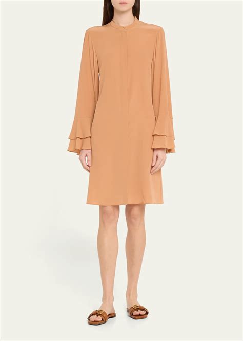 Chloe Mae Leather Buckle Flat Slide Sandals - Bergdorf Goodman