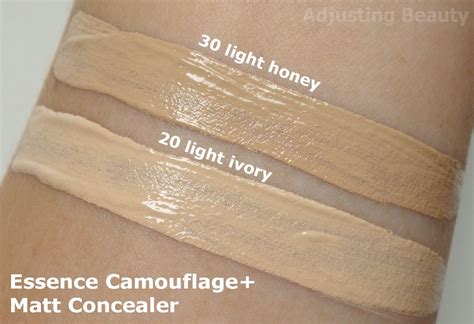 Review: Essence Camouflage+ Matt Concealer - 20 light ivory and 30 ...