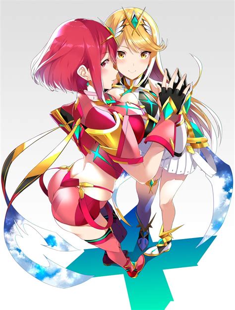 Mythra & Pyra by @yukishin10 : r/Xenoblade_Chronicles