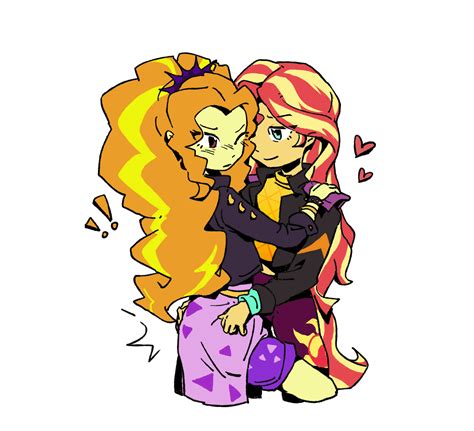 #3078615 - suggestive, artist:yanming98294, adagio dazzle, sunset