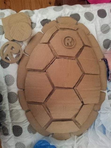 Diy ninja turtle shell before painting – Artofit