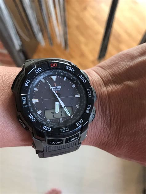 Casio pro Trek tough solar 5213 camo strap, Mobile Phones & Gadgets ...